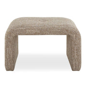 Uttermost Leora Warm Caramel Boucle Small Bench