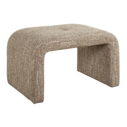 Uttermost Leora Warm Caramel Boucle Small Bench