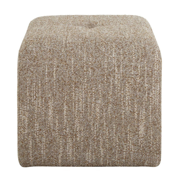 Uttermost Leora Warm Caramel Boucle Small Bench