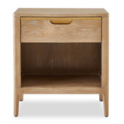 Uttermost Tabi Natural Finish Solid Oak Side Table