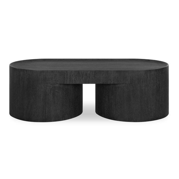 Uttermost Isbell Black Stained Oak Modern Coffee Table