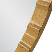 Uttermost Dandridge Antiqued Gold Leaf Iron Round Mirror