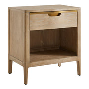 Uttermost Tabi Natural Finish Solid Oak Side Table