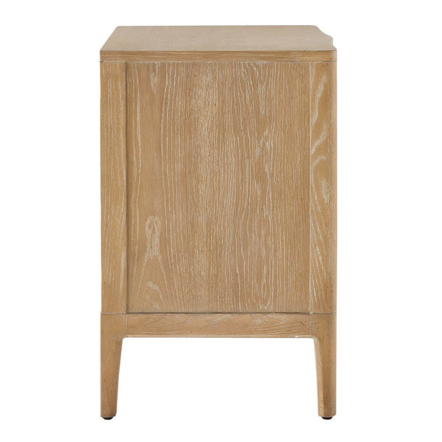 Uttermost Tabi Natural Finish Solid Oak Side Table