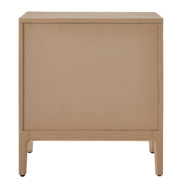 Uttermost Tabi Natural Finish Solid Oak Side Table