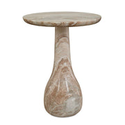 Uttermost Shura Marble Accent Table ~ Indoor And Outdoor Use