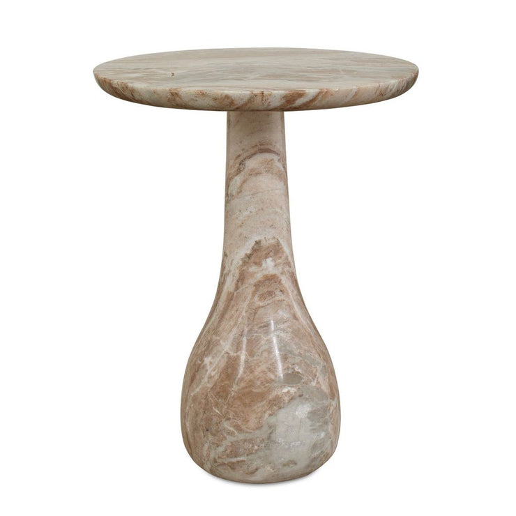 Uttermost Shura Marble Accent Table ~ Indoor And Outdoor Use
