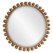 Uttermost Cyra Walnut Wood Round Mirror