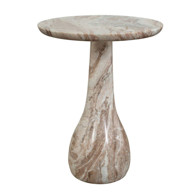 Uttermost Shura Marble Accent Table ~ Indoor And Outdoor Use