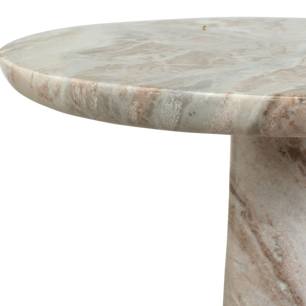 Uttermost Shura Marble Accent Table ~ Indoor And Outdoor Use