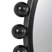 Uttermost Cyra Black Iron Round Mirror