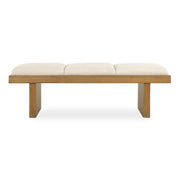 Uttermost Haden Ivory Boucle Bench