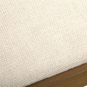 Uttermost Haden Ivory Boucle Bench
