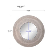 Uttermost Sailor’s Knot Natural Beige Rope Round Mirror