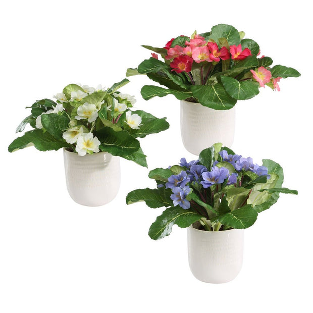 Uttermost Trilogy Set Of 3 Primrose Accents in Glazed Ceramic Containers