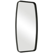 Casa Bella Living Thick Matte Black Metal Band Framed Mirror