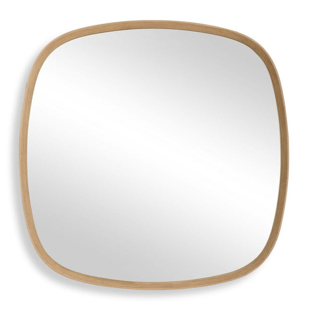 Uttermost Novell Natural Finish Pinewood Framed Round Mirror