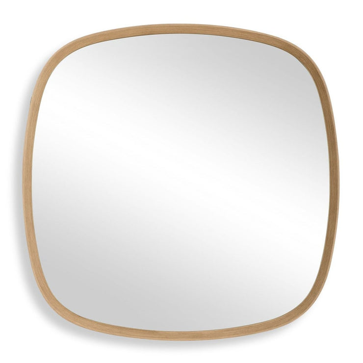Uttermost Novell Natural Finish Pinewood Framed Round Mirror