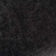 Uttermost Harbor Charcoal Black Velvet Barrel Back Dining Chair with Rolling Casters