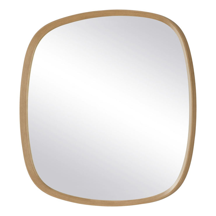 Uttermost Novell Natural Finish Pinewood Framed Round Mirror