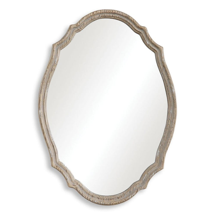 Casa Bella Living Metallic Gold With Light Antiquing Mirror