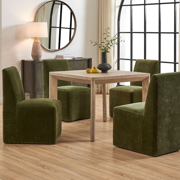 Uttermost Noval Parquet White Oak Game Table