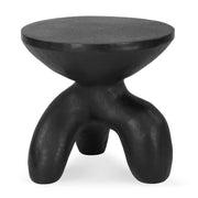 Uttermost Veta Black Modern Organic Accent Table ~ For Use Indoors and Outdoors