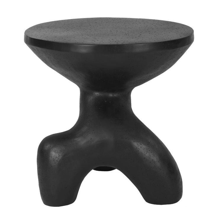 Uttermost Veta Black Modern Organic Accent Table ~ For Use Indoors and Outdoors
