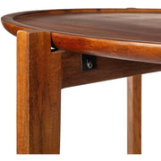 Surya Abuja Modern Wood Round Coffee Table ABJ-001