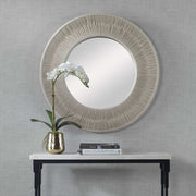 Uttermost Sailor’s Knot White Rope Small Round Mirror