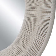 Uttermost Sailor’s Knot White Rope Small Round Mirror