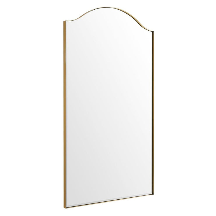 Uttermost Mallorca Brushed Brass Framed Mirror