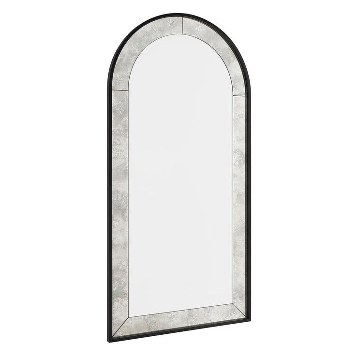 Uttermost Marlowe Oversized Arch Black Iron Mirror