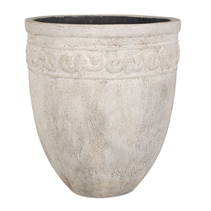 Uttermost Timeless Terrace Carved Planter Indoor and Outdoor Use