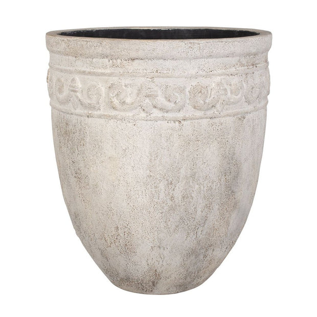 Uttermost Timeless Terrace Carved Planter Indoor and Outdoor Use