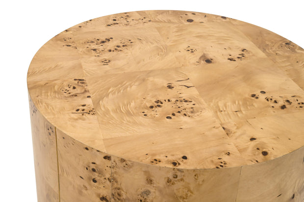 Essentials For Living Burl Accent Table ~ Natural Burl