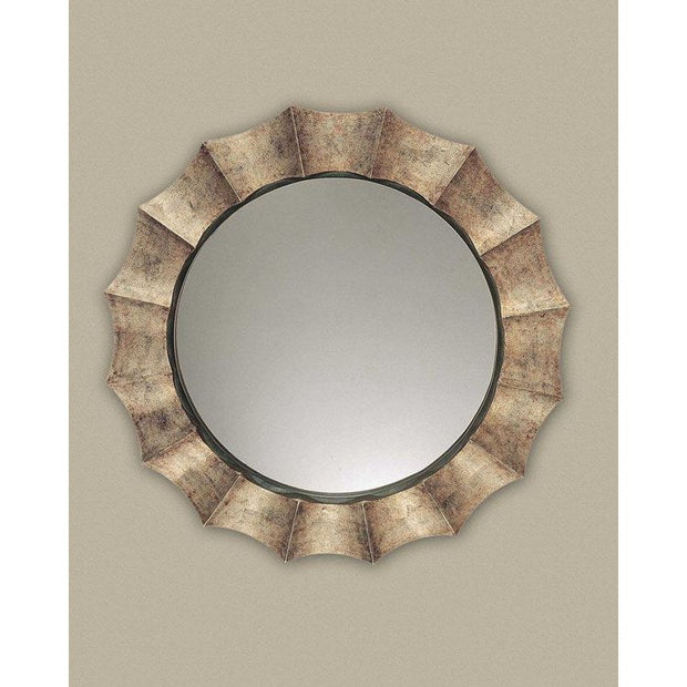 Uttermost Gotham Brushed Champagne Round Mirror