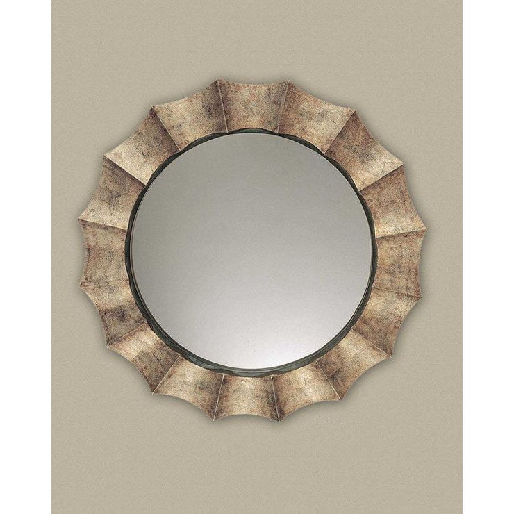 Uttermost Gotham Brushed Champagne Round Mirror