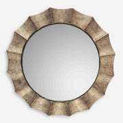 Uttermost Gotham Brushed Champagne Round Mirror