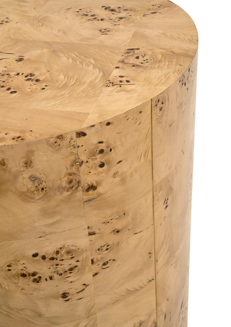 Essentials For Living Burl Accent Table ~ Natural Burl