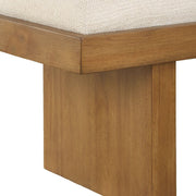 Uttermost Haden Ivory Boucle Bench