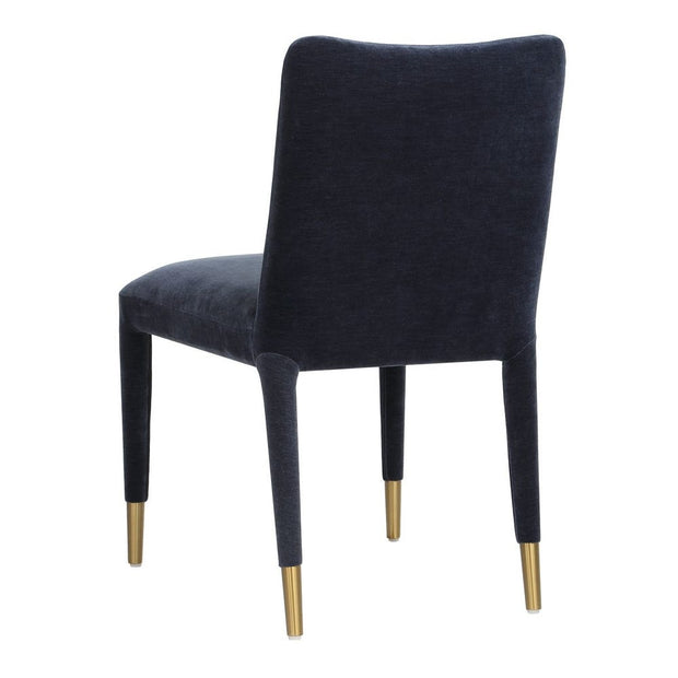 Uttermost Conifer Indigo Velvet Modern Dining Chairs ~ Set of 2