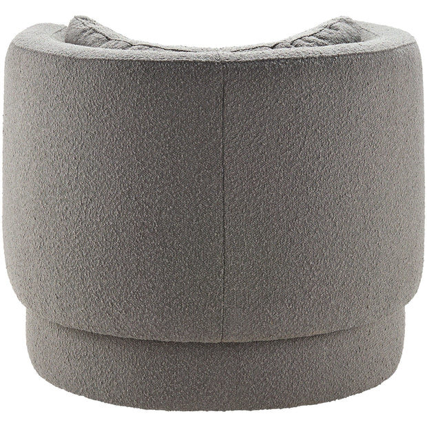 Surya Bingham Modern Charcoal Gray Swivel Chair