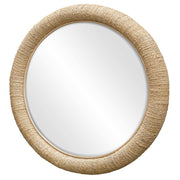Uttermost Mariner Natural Woven Rattan Round Mirror