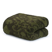 Kashwere Dark Olive and Pine Damask Cloud Throw Blanket