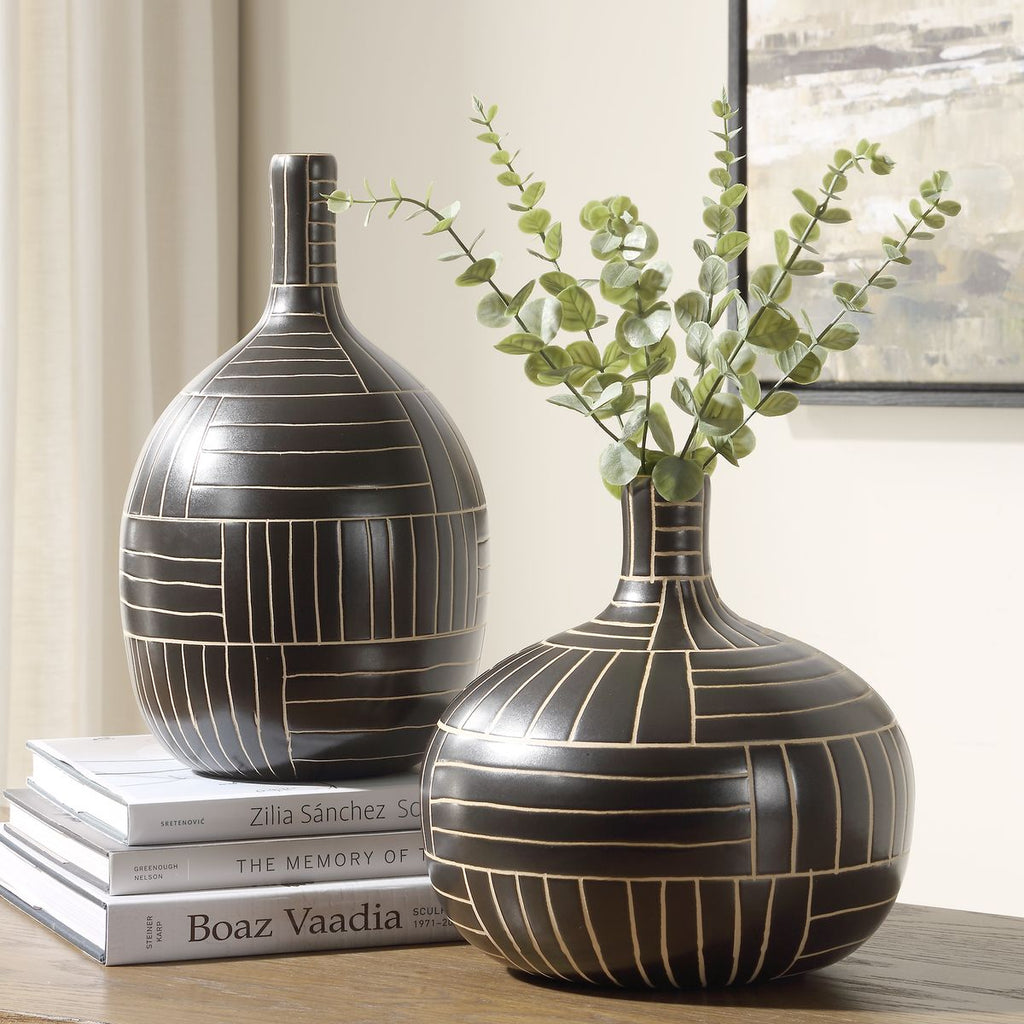 Uttermost Stride Ceramic Vases