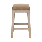 Essentials For Living Wyatt Counter Stool ~ Ivanhoe Toast, Natural Gray Ash
