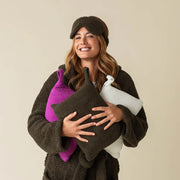 Kashwere Ultra Plush Dark Olive Travel Blanket & Pouch