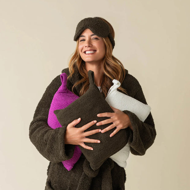 Kashwere Ultra Plush Dark Olive Travel Blanket & Pouch