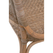 Essentials For Living Luna Dining Chair ~ Matte Gray, Matte Gray Binding